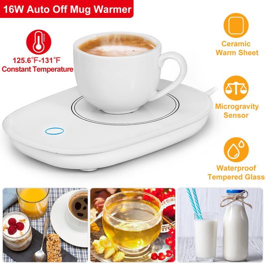 Electric Coffee Mug Warmer with Auto Shut-Off